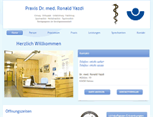 Tablet Screenshot of chirurgie-praxis-hanau.de